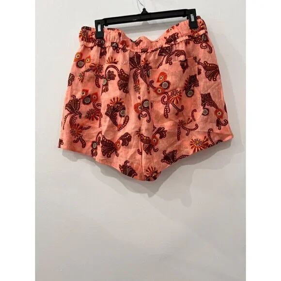 New A.L.C. Size 12 Barrett Shorts Sandstone Multi